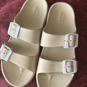 USA Sport Men Beige Slide Sandals